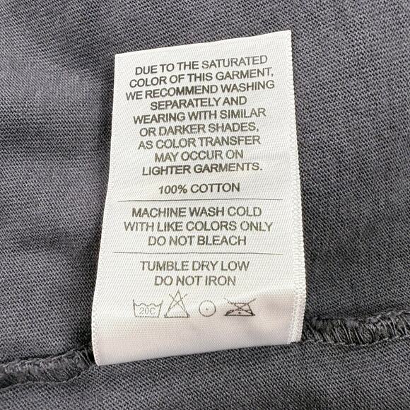 American Giant Men's Vintage Crew Short Sleeve Tee Medium Deep Gray - Picture 12 of 16